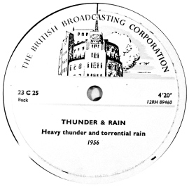 Thunder rain
